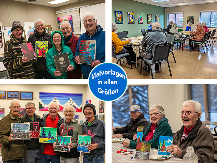 Ausmalbilder für Senioren