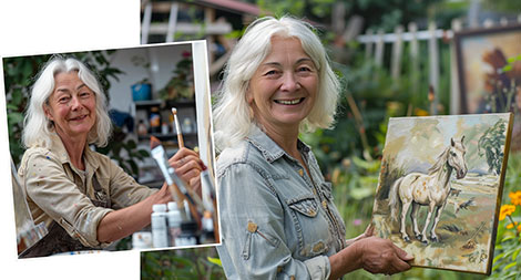 Geschenkideen für kreative Senioren
