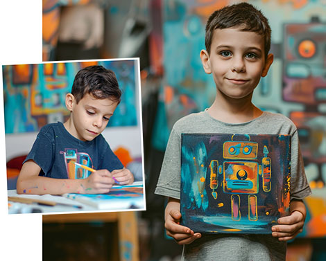 individuelle Ausmalbilder für Kinder